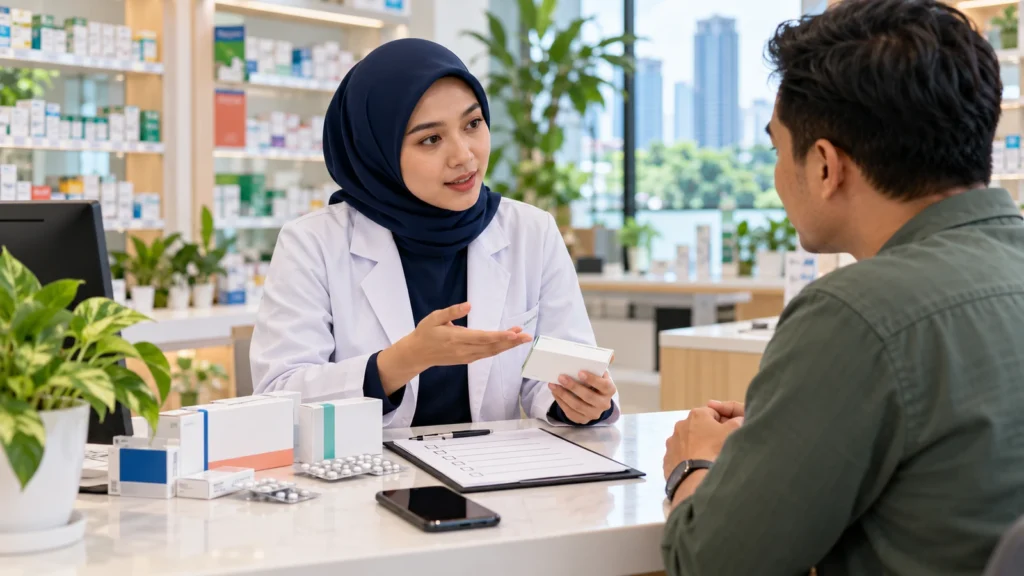 Ilustrasi langkah aman saat obat PRB belum tersedia